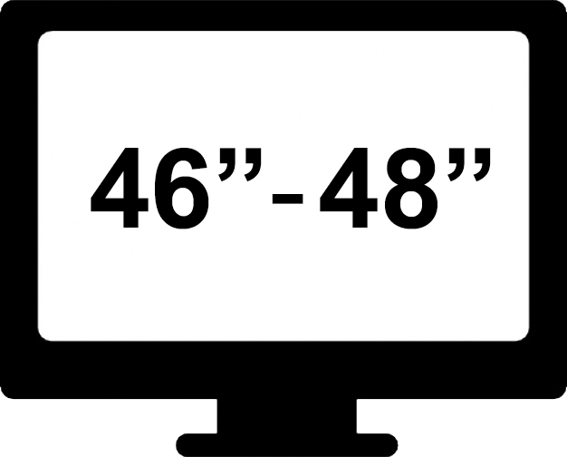 TV de 46" a 48"