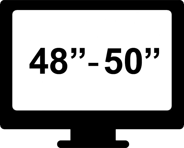 TV de 48" a 50"